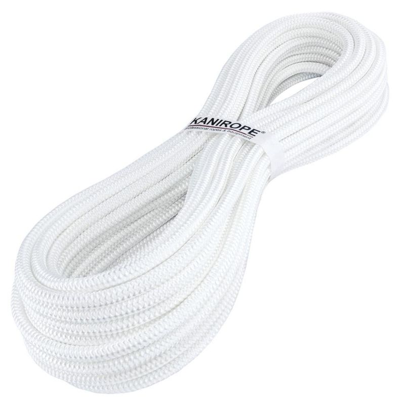 Cuerda Goma Blanca 20m Cuerda De Goma Monospan PES - 10 Mm X 20 M