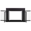Pleasant Hearth AN-1010 Alpine Fireplace Glass Door, Black, Small