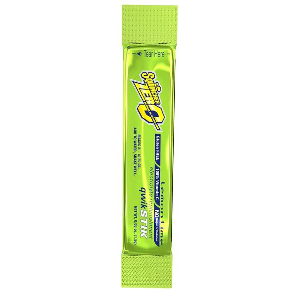 Sqwincher 159060205 8-10oz Yield - Powder Single Serve - Zero - Lemon Lime
