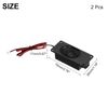 sourcing map 4 Pcs 3 Watt 8 Ohm Single Mini Speaker Full-Range Mobile Portable Advertising Machine Speaker with Terminal Wire Connector Separating Interface for Small Electronic Projects