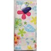 SET OF 2 SAME PRINTED MICROFIBER KITCHEN TOWELS (15"x25") MULTICOLOR FLOWERS,K&C