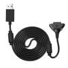 MMOBIEL Charging Cable Controller Compatible with Microsoft Xbox 360/360 Slim - Wireless Controller USB Charging Cable Xbox 360 1.8m / 4800mAh - Black