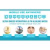 Alkaline Anytime-9.5 pH Alkaline Water Filter Pouch-3 Pack Box makes 60 Gallons