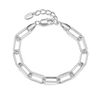 Philip Jones Silver Plated Paperclip Bracelet