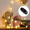 4Pcs Inline Switch Low Profile Torpedo Switch AC 250V 10A for Bedside Lamp Desk Table Light Electrical Cord (Black)
