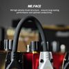 Samgool 1.6ft ME.Face Pedal Cable, 1/4 Inch Angle/Angle Performance Guitar Effect Pedal Cable, Guitar Patch Cables (ME.Face Black)