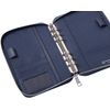 Franklin Planner 86214 Microfiber 2 Zipper Binder, Compact, 0.8 inches (20 mm), Navy