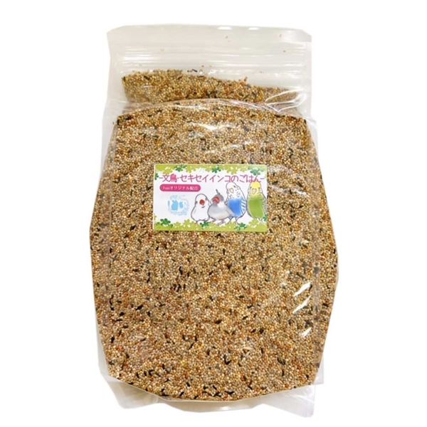 [fuu] Original Formulated Small Bird Bait, Bundo, Buddy Parrot Rice, Small Parrot Bait, Staple Food for Pet Food (14.1 oz (400 g)