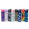 Smash Sipper Water Bottle with Straw 700ml Blue Camo Design