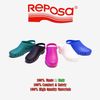 REPOSA Unisex Eco Clogs und Federn, Hellblau, 38/39 EU