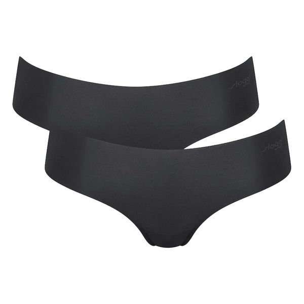 Sloggi Damen Zero Microfibre 2.0 C2p Hipster-Höschen, 2 x schwarz, M (2er Pack)