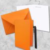 A5/C5 sets, two colourful cards with envelope and insert 10 Sets 11-Orange