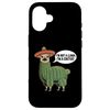 iPhone 16 Funny Llama Costume Art | Unique Design Case