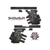 Rubberized Decal Grip for Glock 17, Gen 3 - Grim Reaper