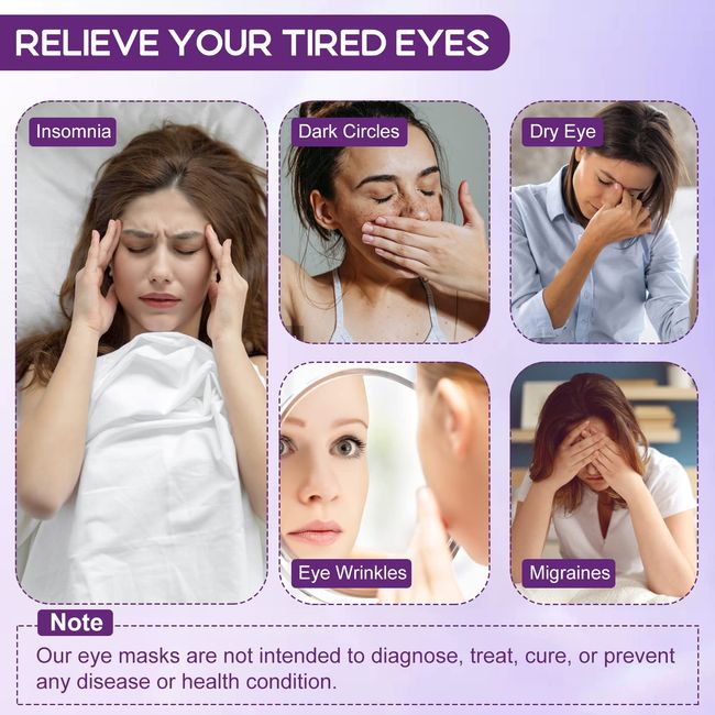 Eye Mask Sleep Masks - No Dark Circles Puffy Eyes