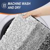 2-Piece Luxury Bathroom Rug Set Soft Microfiber Non-Slip Machine Washable