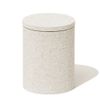 soil diatomaceous earth cotton swab container white