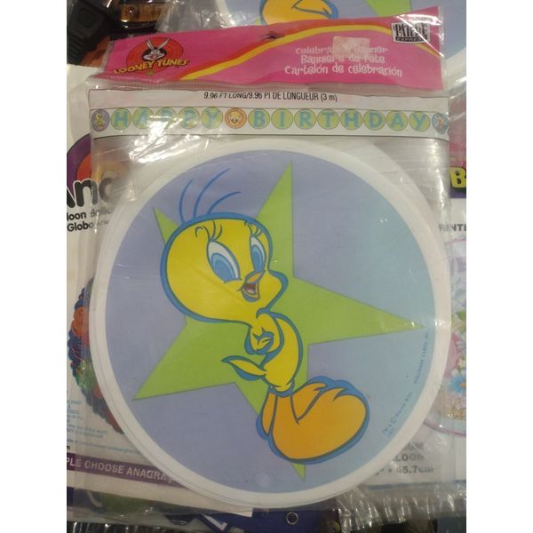 Party Banner ( Happy Birthday ) Tweety Bird Looney Tunes 10 Ft Long