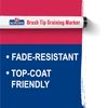Mohawk Brush Tip Graining Marker (Medium Grey)