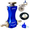 Boost Control Kit 7 Color Mechanical 0-30PSI 52mm Gauge, BLUE Boost Tee MBC