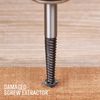 6 PC Screw Extractor Set Easy Out Drill Bits Guide Broken Screws Bolt Remover