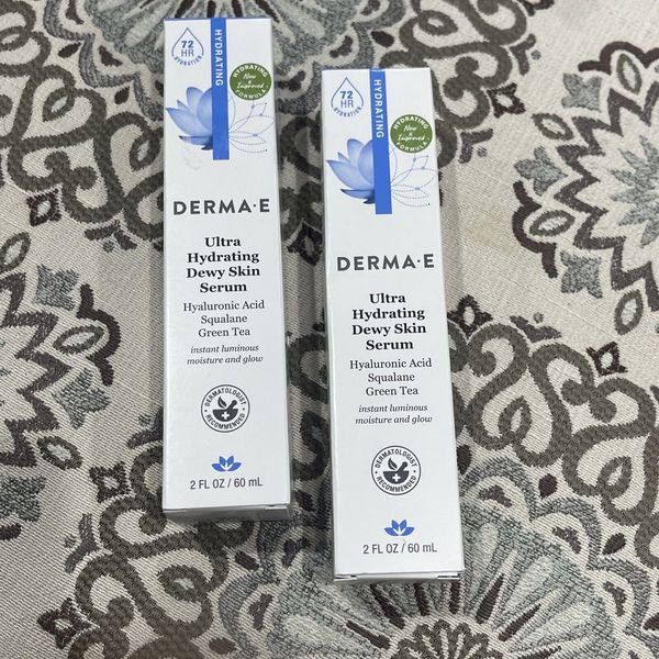 *Lot of 2* Derma E Ultra Hydrating Dewy Skin Serum 2 fl oz