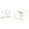 三栄 Faucet "Drain" Soft Palate PC Drain Lid ph653 °F