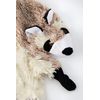Nobby Flat Raccoon Plush Animal, 91 cm