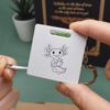 Azeeda 'Cute Axolotl' Keyring Tape Measure/Spirit Level Tool (KM00020892)
