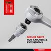 Teng M381240T TX40 Torx 6.5mm 3/8-inch Socket Bit Drive