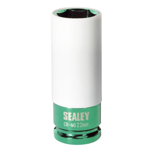 'Sealey Alloy Wheel Impact Socket 22 mm 1/2Sq Drive