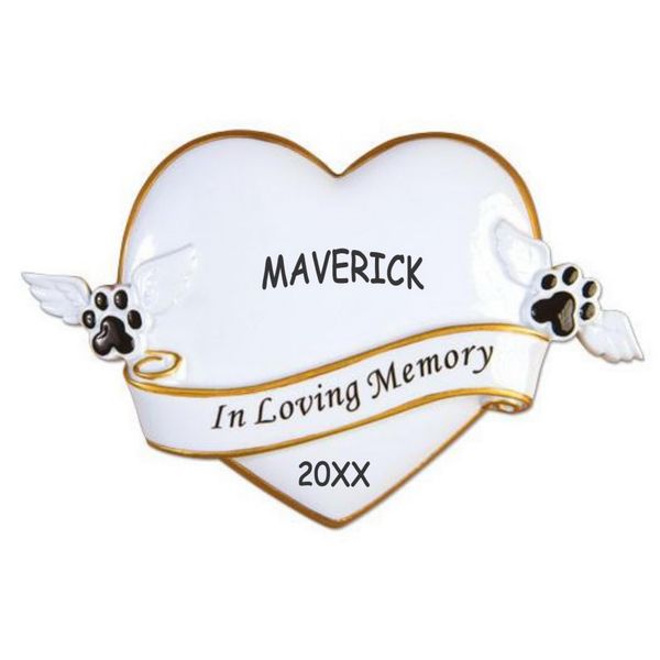 DIBSIES Personalized Pet Ornament (Pet Memorial)