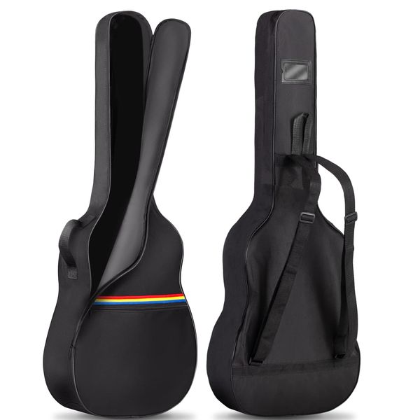 CAHAYA Gitarren Cover Akustische Gitarre Staubschutzhaube Weiche Gitarrentasche Gig Bag Einlagige Gitarre Abdeckung, Geeignet für 40 Zoll 41 Zoll Gitarre Soft Guitar Bag CY0307