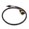 Conversion Wire H7 to 9006 Two Harness High Beam Bulb Socket Replace Ceramic