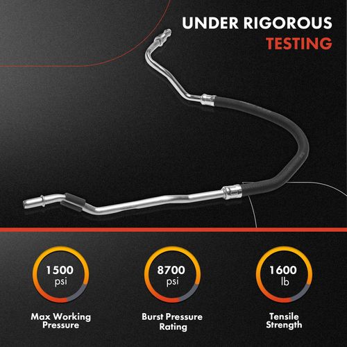 A-Premium Power Steering Hose Return Hose Line Assembly Compatible with Ram ProMaster 1500, ProMaster 2500, ProMaster 3500, 2016-2017, with Bushing & O-ring, Reservoir to Cooler/Cooler to Rack