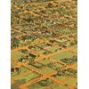 Phoenix Arizona 1885 Historic Panoramic Town Map - 16x24