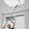 Paint Roller Extension Pole, 1.4m/4.6ft Extendable Paint Roller, Telescopic Pole Extendable Roller Pole for Painting Gutter Cleaning Tools