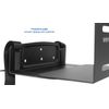 VIVO Universal PC Adjustable Wall Mount Steel Bracket Computer Case Strap Holder