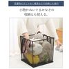 Tamatoshi Storage Basket Laundry Basket Mesh Folding Laundry Basket Folding Laundry Hamper Single Double Gray Single