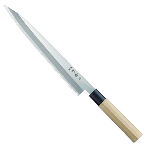 Fuji Cutlery FC-374 Yanagi Blade, Left-Handed, 10.6 inches (270 mm), Made in Japan, Molybdenum Vanadium Steel, Single Edged, Kansai Type Sashimi Knife, Tatanoshusaku, Molybdenum Vanadium Steel and Japanese Knife