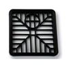 GULLEY GRIDS Square 6" BLK PA373