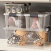 Superio Clear Storage Bins with Lids, 3 Pack- Plastic Storage Boxes - 49 Quart