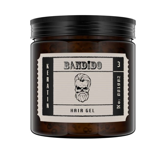 Bandido Hair Styling Gel | Haarschutz & starker Halt | 03 Keratin Haargel 500ml