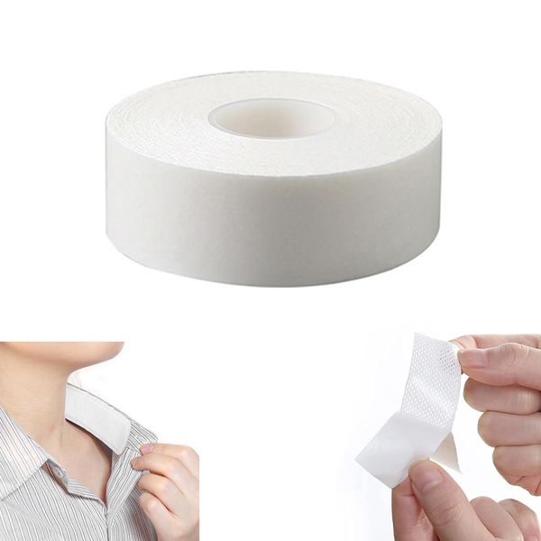 Sweat Pad, Sweat Pad, Hat, Sweat Tape, 3.9 ft (8 m), Collar, Sleeves, Hat, Forehead, Dirty Guard Tape, Sweat Absorbent, Odor Resistant Sheet, No Sewing Required, Prevents Sebum Stain on Cuffs and Collars, Sweat Protection, Stain Prevention, Non-Woven Fabr