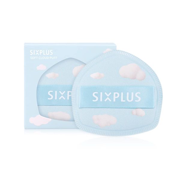 SIXPLUS Multi-functional Makeup Sponge Puff, Soft Like Marshmallows, Blue