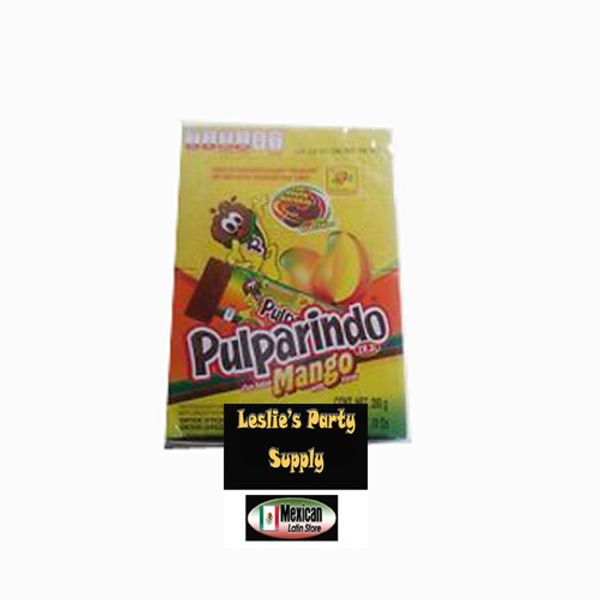 De La Rosa Pulparindo Mango Flavor Fruit Pulp Candy 20-pcs  10-oz box
