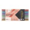 Kuretake MS-8400/6V ZIG MS Calligraphy Water-Based Pen, Metallic Colors, 6 Colors