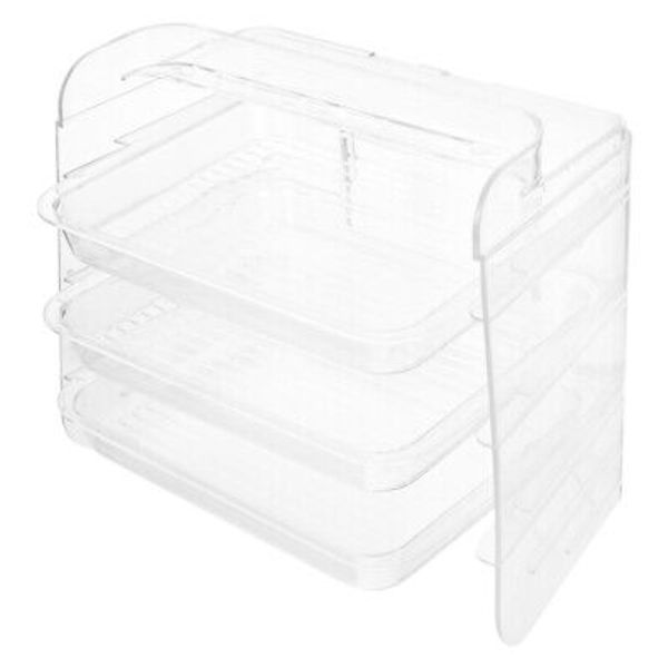 Kitchen Organizer Superimposed Food Shelf Side Dish Rack Trays