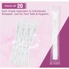 Disposable Vaginal Applicators with Dosage Markings, Individually Wrapped