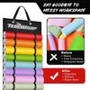 TECKWRAP Vinyl Roll Holder Storage Organizer Black